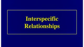 Biotic factors and Interspecific relationship among species BSc III paper III unit 1 [upl. by Pernick]