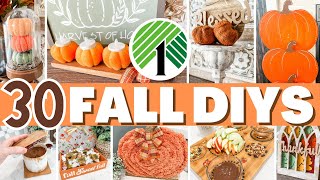 🍁30 Fall Dollar Tree DIYS amp Crafts to make your home COZY easy 1 diys Fall Decor 2024 [upl. by Millur637]