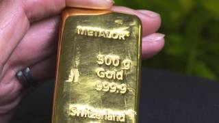 500 gram Gold Bullion Bar [upl. by Nybor]