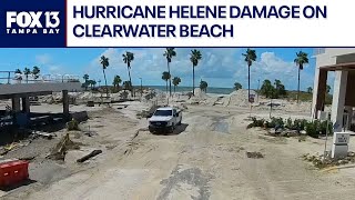 Clearwater Beach after Hurricane Helene [upl. by Maccarthy]