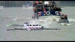 1978 Boat Race remembered 30 years later Cambridge sinking [upl. by Accalia624]