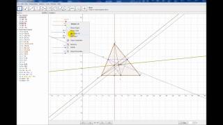 La retta di Eulero con GeoGebra [upl. by Eiboh255]