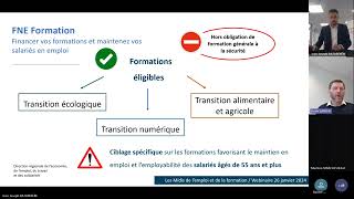 FNE Formation Financer ses formations et maintenir ses salariées en emploi  Les midis de lemploi [upl. by Richelle]