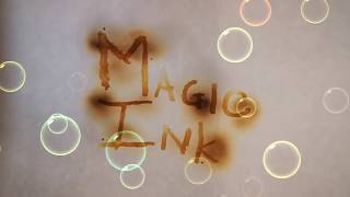 Making invisible ink using lemon amp fire 🍋🔥🕵️ magic spy stuff [upl. by Novelc883]