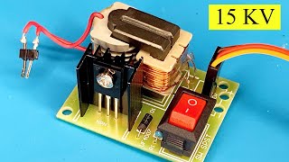 DC 12v to 400000v High voltage Generator Simple Homemade High volt Circuit [upl. by Berthe]