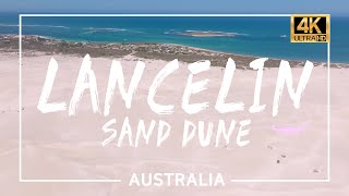 Australia🇦🇺 Lancelin Sand Dunes  Small Aussie Town  Scenic Indian Ocean WA  4K60p Drone [upl. by Tacye]