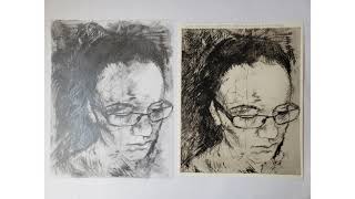 Creating an Image for Intaglio Photopolymer Printmaking Plates [upl. by Aiem]