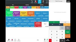 Tischplan anzeigen  leafsystems Kassensystem Thekenverkauf [upl. by Eirrehs]
