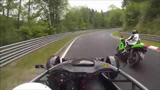 ARIEL ATOM ON THE NURBURGRING VS CORVETTE Z06 600HP [upl. by Emrich]