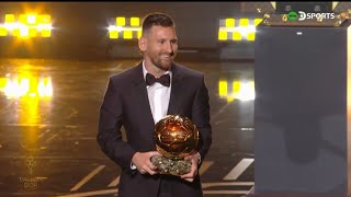 MESSI MÁXIMO GANADOR DEL BALÓN DE ORO POR OCTAVA OCASIÓN EDICIÓN 2023 messibalóndeoro [upl. by Krishna591]