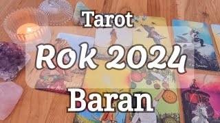 HOROSKOP ROK 2024💫 BARAN♈️ TAROT Czytanie roczne [upl. by Airdnaz]