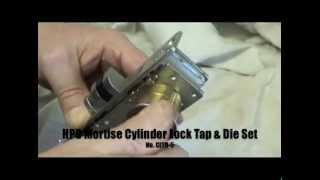 Repairing mortise locks using HPC Mortise Lock Tap amp Die Set [upl. by Udenihc]