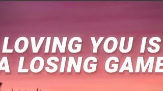 Duncan Laurence  Loving You Is A Losing Game Lyrics  Arcade [upl. by Clancy]