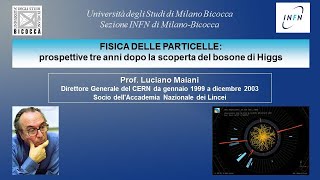 FISICA DELLE PARTICELLE prospettive tre anni dopo la scoperta del bosone di Higgs [upl. by Coffee]