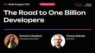 WWC24  The Road to One Billion Developers [upl. by Robson153]