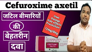 cefuroxime axetil 500 mg tablet uses in hindi  cefakind 500  pulmocef 500 [upl. by Liv]