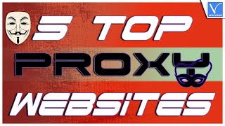 Top 5 Free Proxy Websites that will make you Anonymous [upl. by Nnaj]