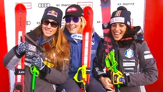 FIS Alpine Ski World Cup  Womens Downhill  St Moritz SUI  2023 [upl. by Lida637]