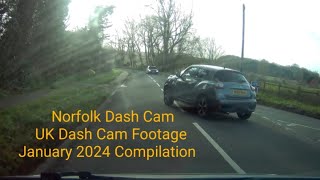 UK Dash Cam Footage Compilation January 2024  Crashes  Dangerous Driving  UK Driving  Cars [upl. by Ardnait]