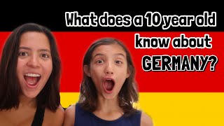 Quizzing an American 10 Year Old on GERMANY 🇩🇪 [upl. by Syd297]