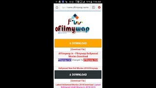 How to download movie from ofilmywapcom 2021 [upl. by Sella]