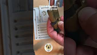 Lock Picking Shorts  ISEO 5 Pin Euro Cylinder Picked amp Gutted [upl. by Shulamith875]