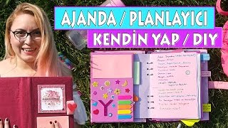 Kendin Yap Ajanda  Planlayıcı Yapımı  DIY Planner [upl. by Josefina392]