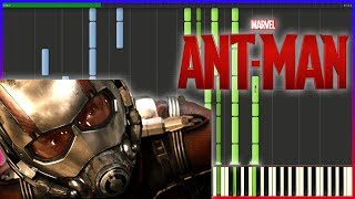 AntMan  Main Theme  Piano Tutorial [upl. by Nayra]