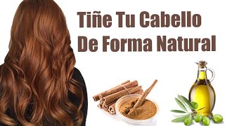 Poderoso Tinte a Base De Canela Para Teñir El Cabello Sin Maltratarlo [upl. by Llenwahs]