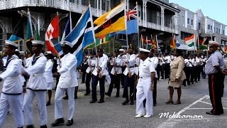 Barbados Parliament 375th Anniversary  The Parade [upl. by Yoong356]