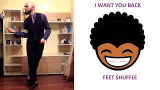 Michael Jackson Dance Tutorial  I Want You Back Feet Shuffle [upl. by Sorazal]