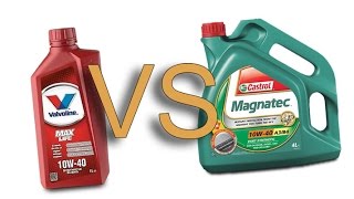 Valvoline MaxLife 10W40 vs Castrol Magnatec 10W40 [upl. by Eninnej]