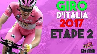 GIRO DITALIA 2017  Etape 2  Olbia › Tortoli PCM16 [upl. by Velvet]