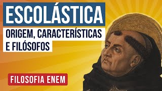 ESCOLÁSTICA origem características e filósofos  Filosofia para o Enem  Ernani Júnior da Silva [upl. by Rosena]