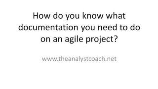 Agile Project Documentation for Business Analysis [upl. by Docilla]