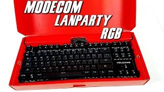 Modecom Volcano LanParty RGB  test recenzja gamingowej klawiatury [upl. by Harman]