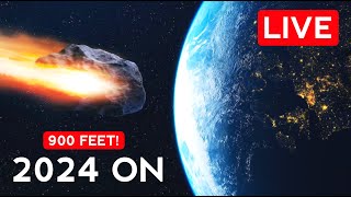 Asteroid quot2024 ONquot coming close to Earth☄️🌎  Live Tracking 🔴 [upl. by Ingrim]