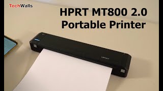 HPRT MT800 20 Thermal Transfer Portable Printer  Unboxing amp Testing [upl. by Weaver93]