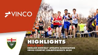 WATCH English Schools Athletic Association Cross Country Championships Highlights  vincosportcom [upl. by Terrene]