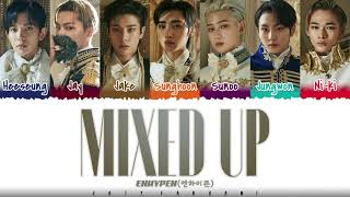 ENHYPEN – MIXED UP 별안간 Lyrics Color CodedHanRomEng [upl. by Seena]