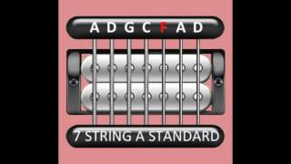 Perfect Guitar Tuner 7 String A Standard  A D G C F A D [upl. by Abert]