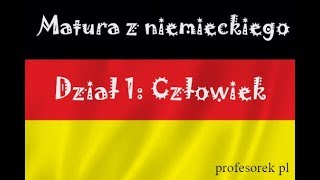 2 niemiecki  słownictwo do matury Dział 1 Człowiek cz 2 przymiotnikiwygląd [upl. by Ragas]