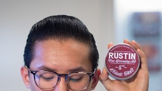 Rustin Classic Hold Review  Greasy Mint [upl. by Ssor370]