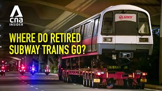 What Happens To Retired MRT Trains How Singapore Gives Them New Life [upl. by Sidnak]