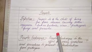 Asepsis technique by nursingstudynotes [upl. by Ahsel847]