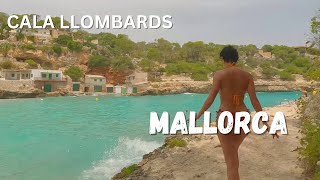 Beach walk  MAJORCA Spain  Cala Llombards  Summer 2023 4K [upl. by Ahsenhoj430]