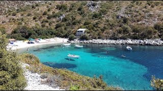 Plaža Špilja Brbišcica Golubinka Dugi otok  Long Island Croatia beach [upl. by Ricard887]