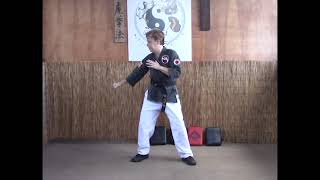 Tracy Kenpo Karate Yellow Belt Twisting Talon AB [upl. by Nerral]