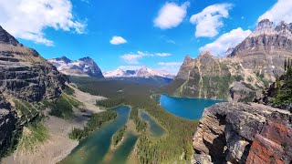 360 Video Lake OHara from Opabin prospect [upl. by Aryam]