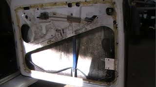 VW Beetle Window winder mechanism remove and refresh [upl. by Giliana]